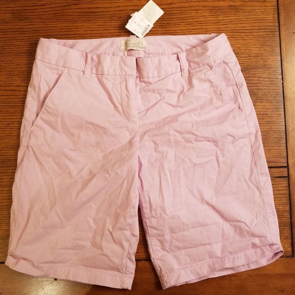 J Crew 100% Cotton Bermuda Shorts -Size 0